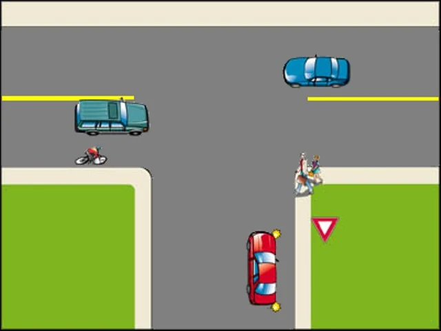 At an intersection controlled by a yield sign, a driver must