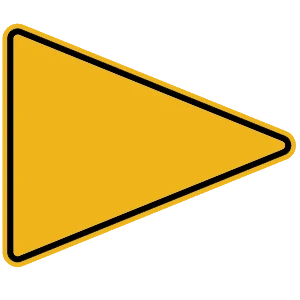 Road sign: No passing zone