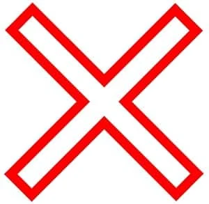 This sign means?
