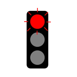Road sign: Must treat the intersection as if it is controlled by a stop sign.