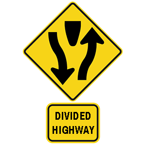 When you see this road sign, you should: