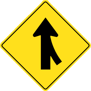 This yellow sign means: