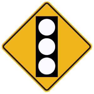 From top to bottom, the following is the proper order for traffic lights: