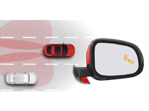 A blind spot check means: