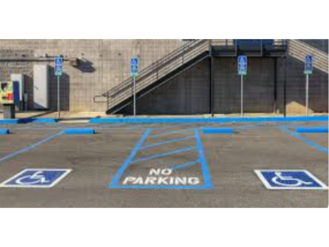 Parking in a space designated for persons with disabilities is permitted: