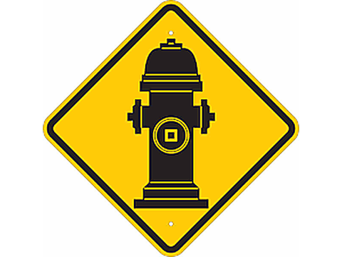 What is the minimum distance a vehicle must be parked from a fire hydrant?