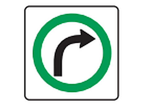 [ROAD SIGN] Road sign indicates: